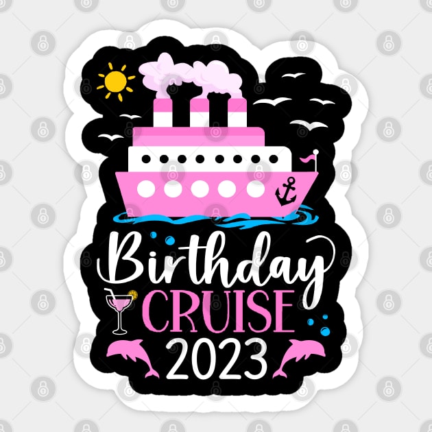 Birthday Cruise Squad 2023 Sticker by Islla Workshop